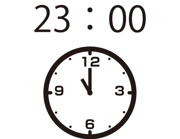 23時