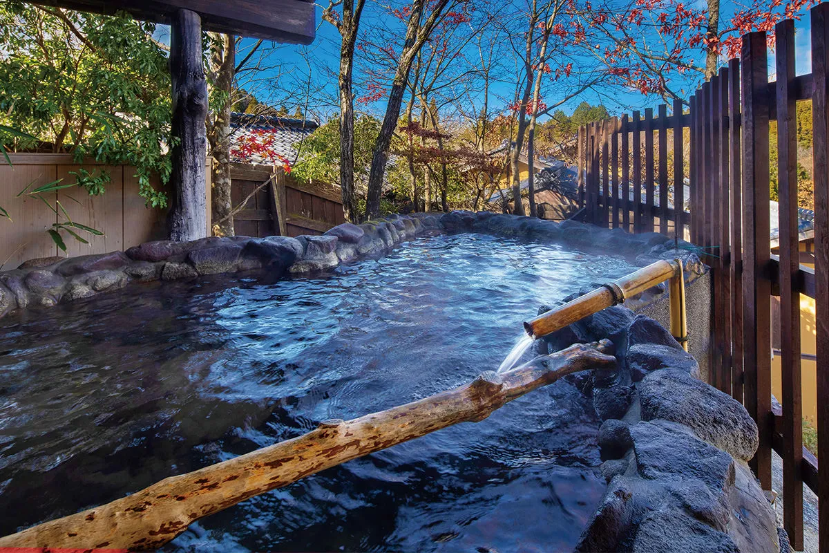 山法師の露天風呂